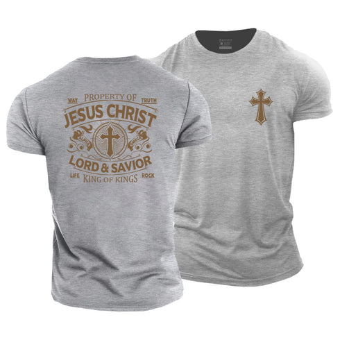 Men's Property Of Jesus Christ Cotton T-Shirt